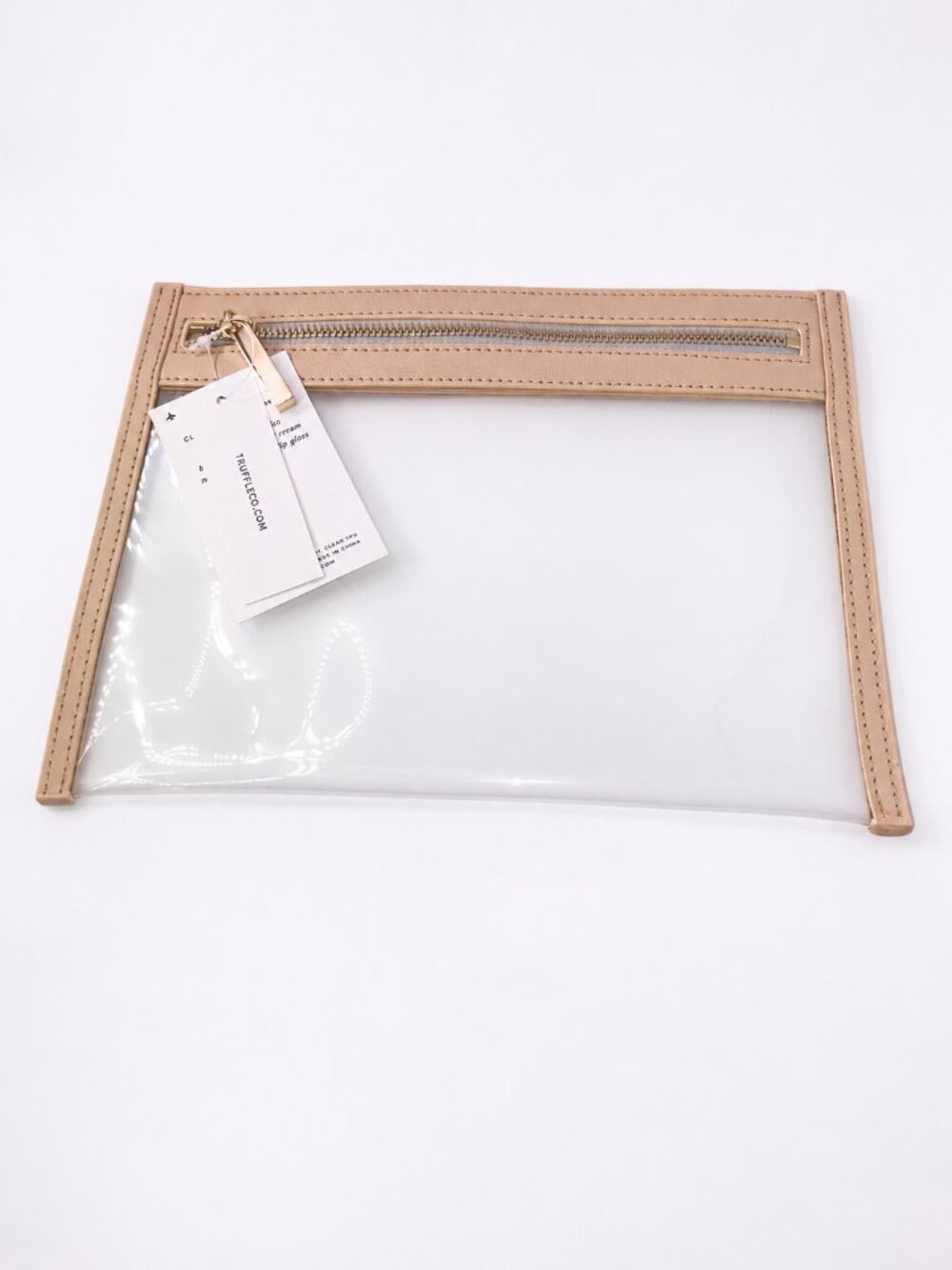 Truffle Clarity Clutch Small in Dusty Blush - Rare/Discontinued - New in Package